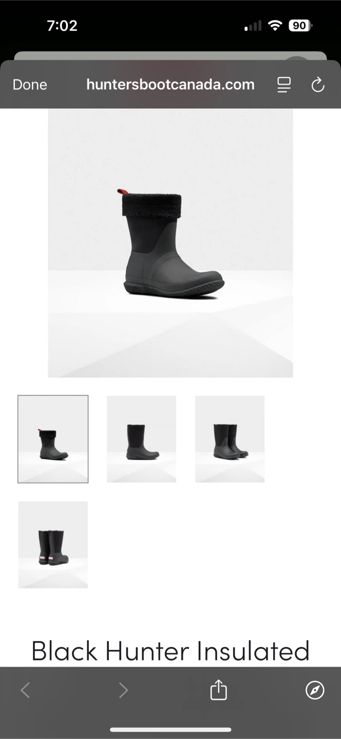 Hunter W Org Roll Top Sherpa Boots - photo 3