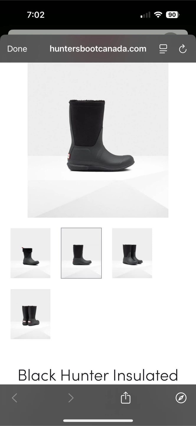 Hunter W Org Roll Top Sherpa Boots - photo 4