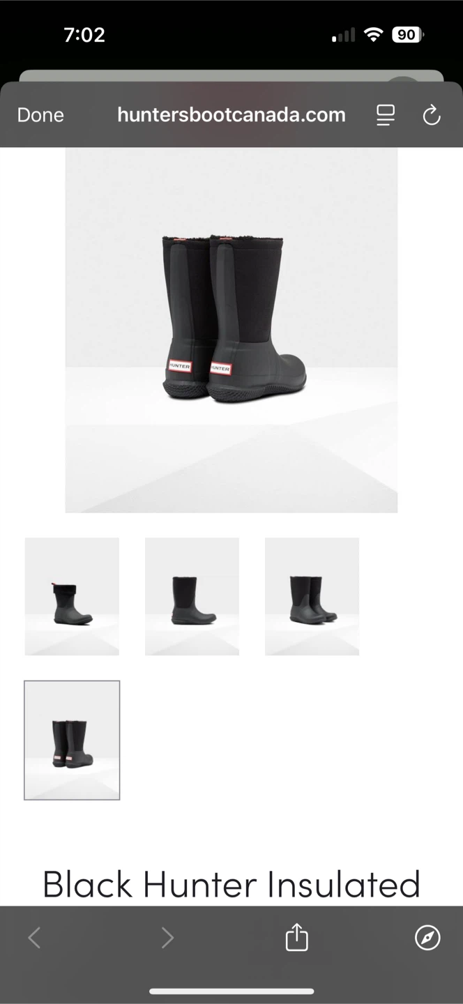 Hunter W Org Roll Top Sherpa Boots - photo 5
