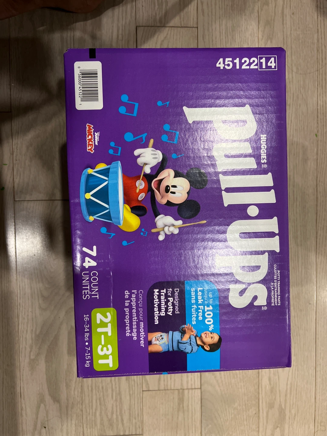 Huggies Pull-Ups Training Pants, Size 2T-3T, Mickey Mouse