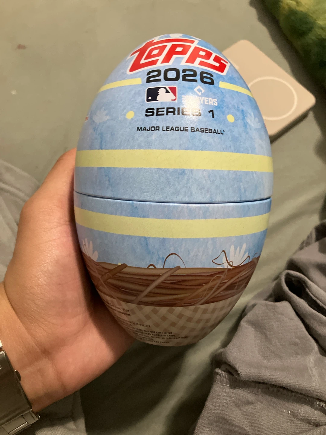 Topps 2026 MLB Players Series 1 Egg Tin