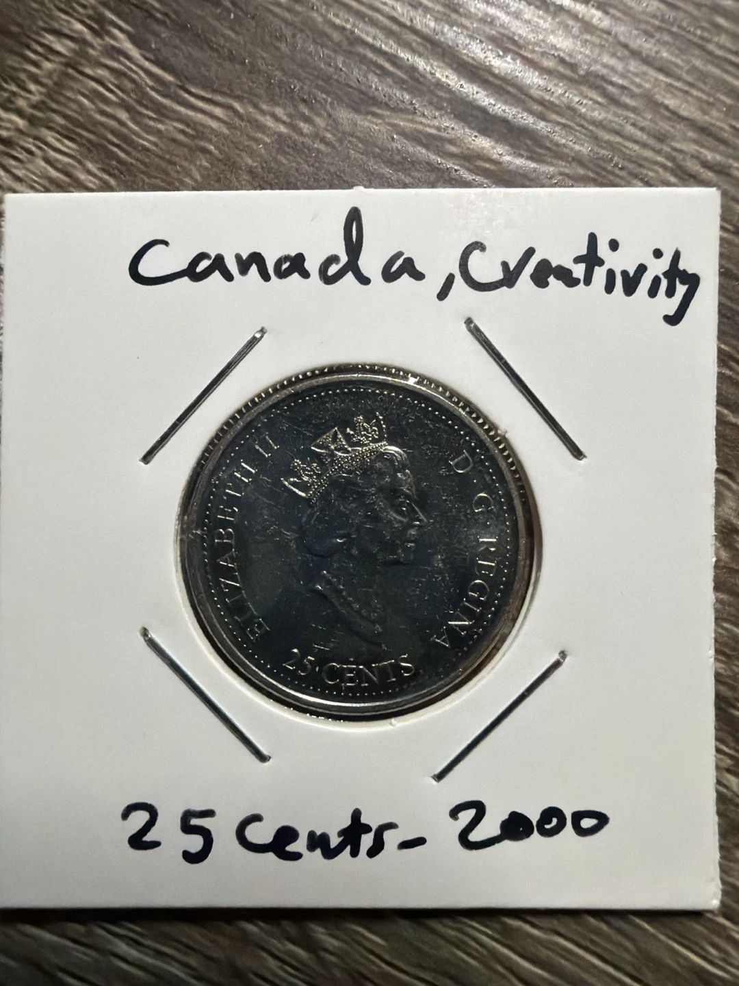 2000 Canada 25 Cents Coin