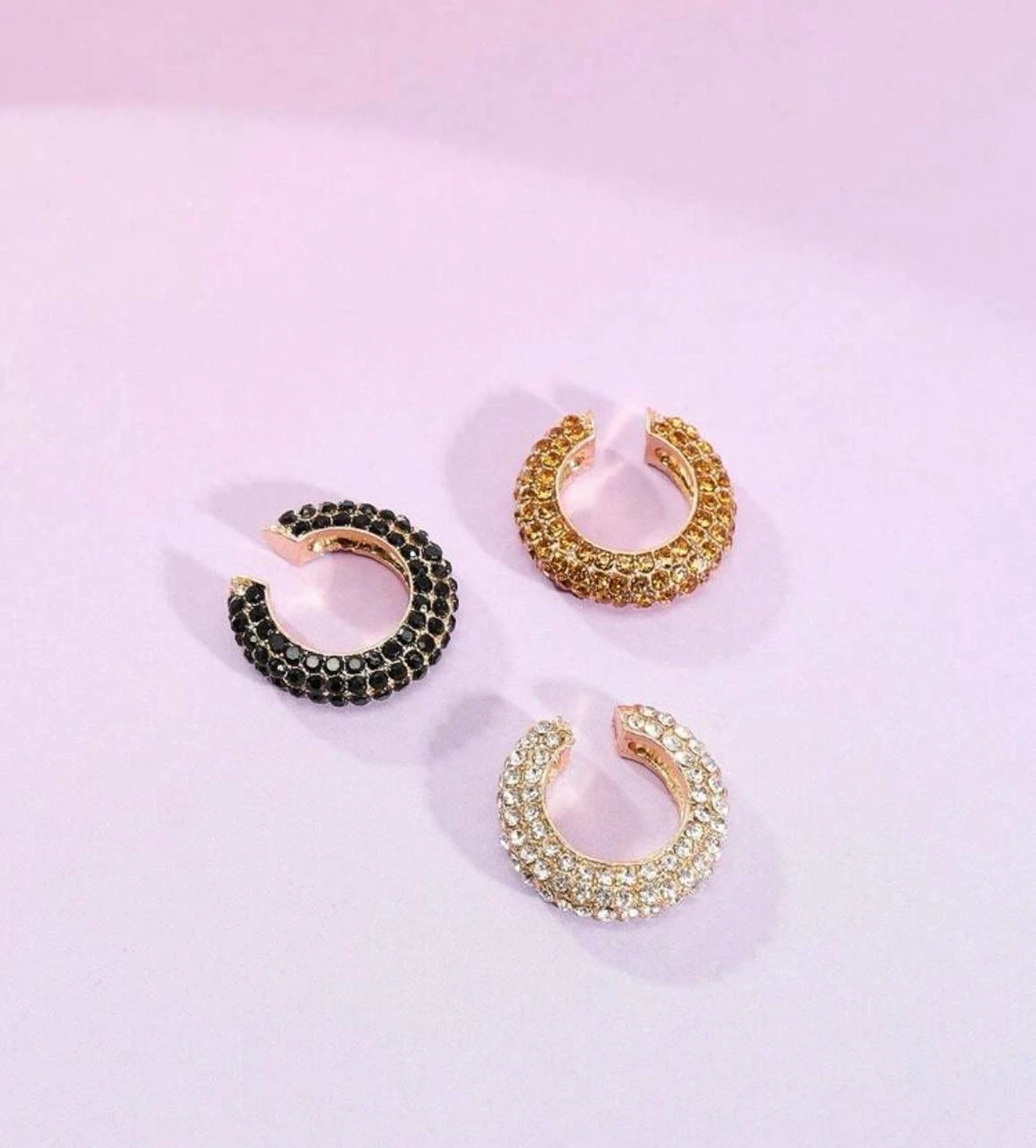 Set of 3 Crystal Ear Cuffs - photo 4