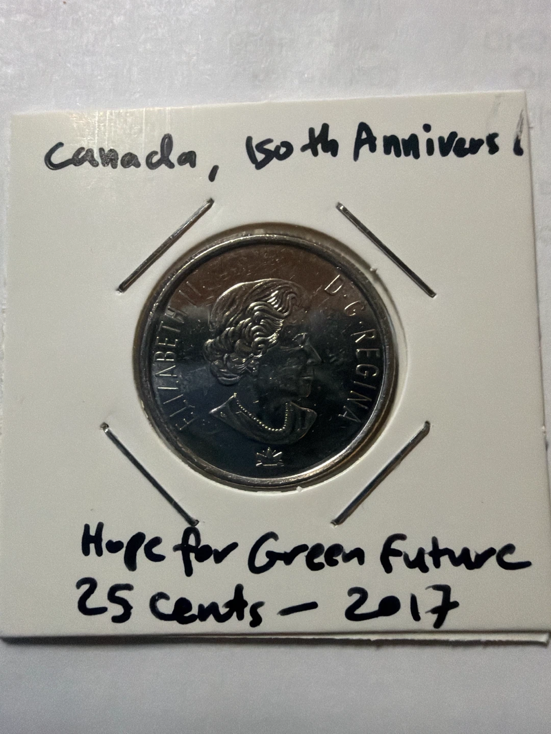 Canada 25 Cents Coin - 150th Anniversary 2017