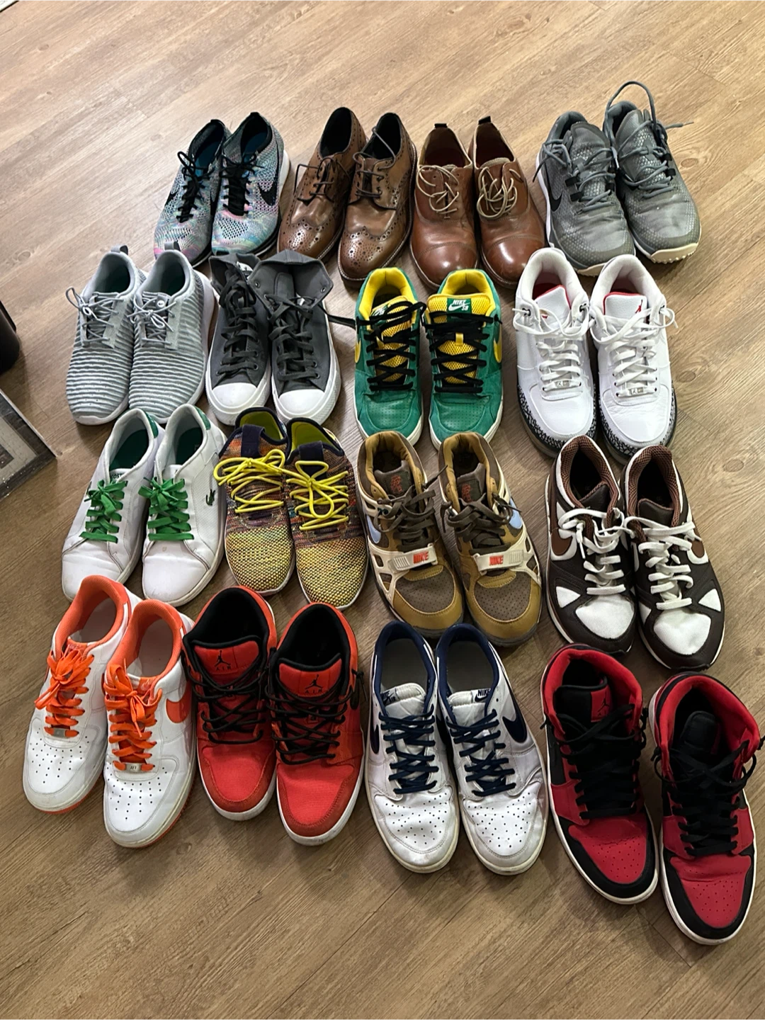 Assorted Men's Sneakers and Dress Shoes