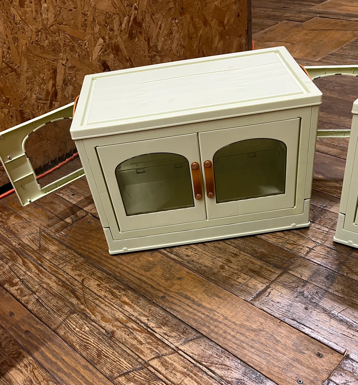 Stackable Storage Cabinet with Doors/ Separate or Set of 2