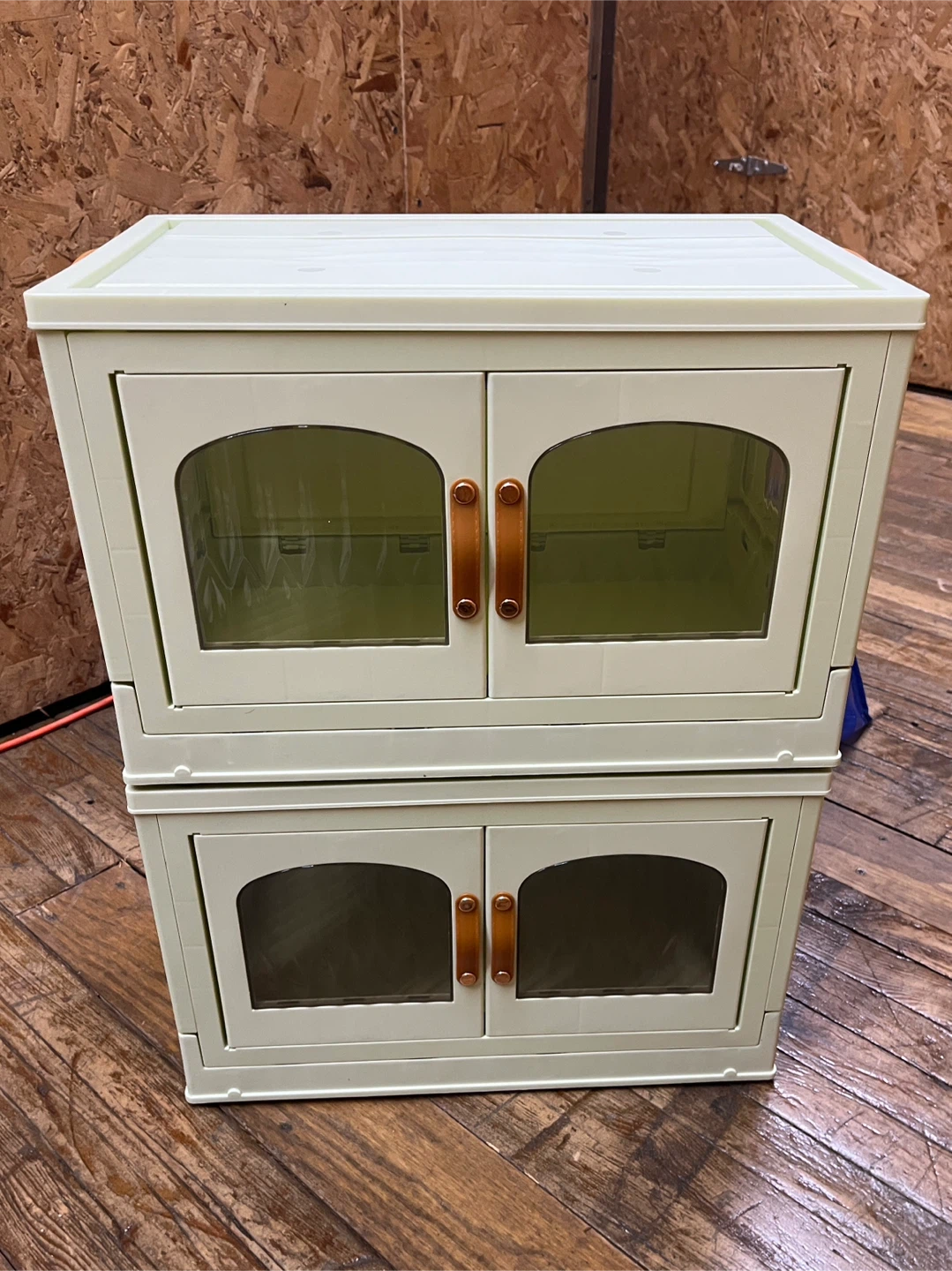 Stackable Storage Cabinet with Doors/ Separate or Set of 2 - photo 3
