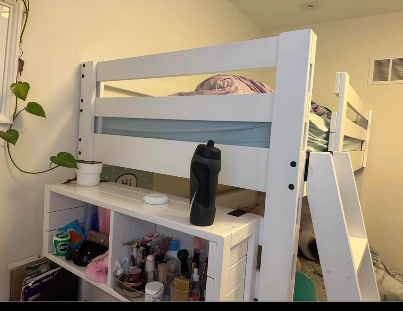 bunk bed with desk $295 - photo 4