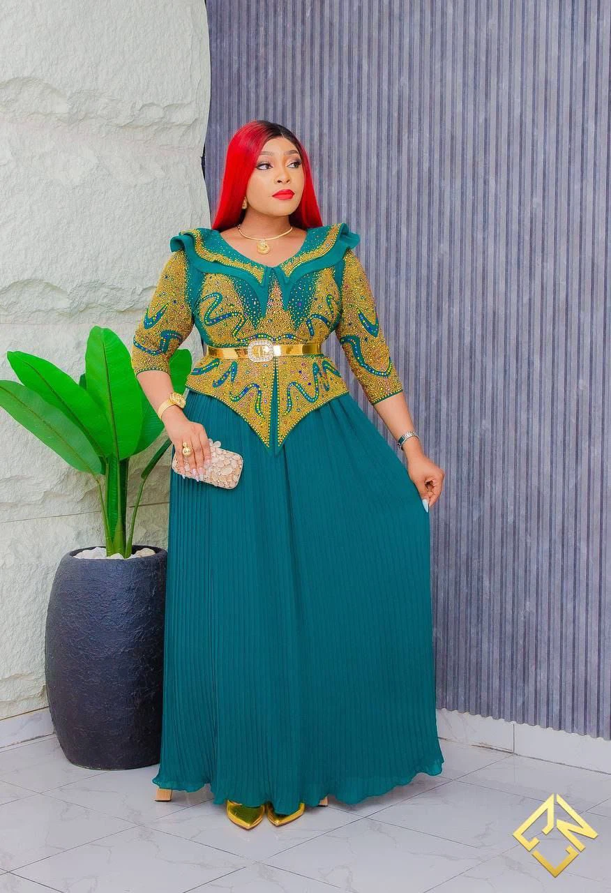 Quality green Turkish gowns