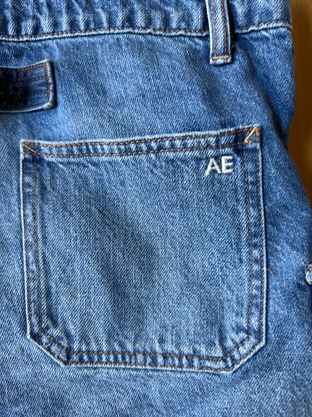 American Eagle Denim Overalls Shorts US XS - photo 5