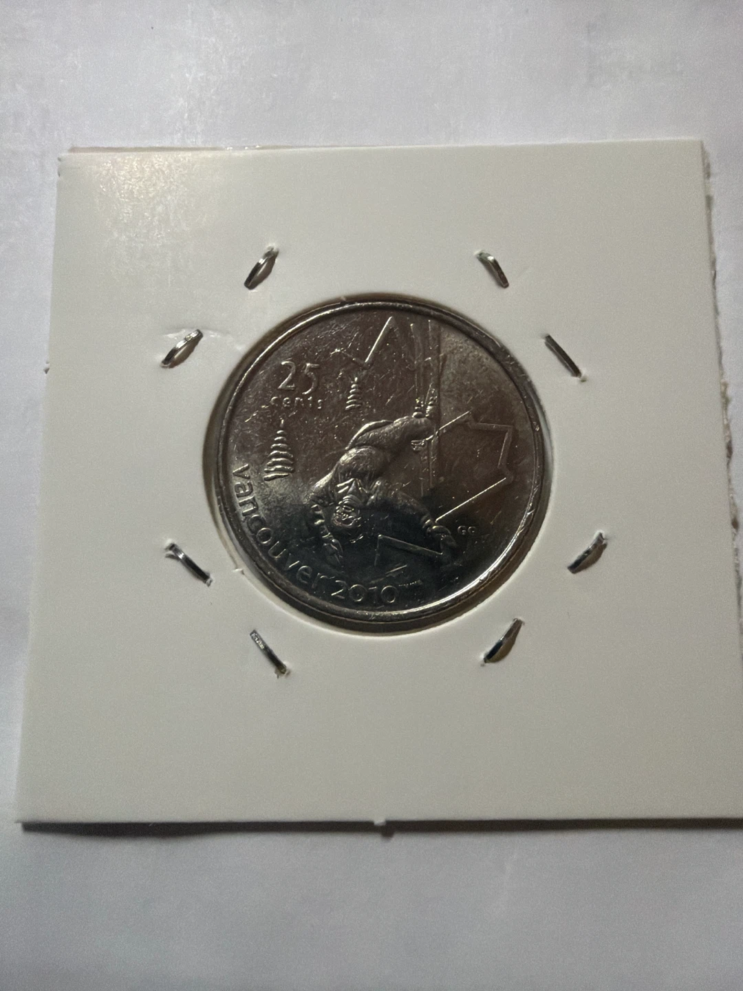 Canada 25 Cent Coin - Vancouver 2010 Olympics Freestyle Skiing - photo 2