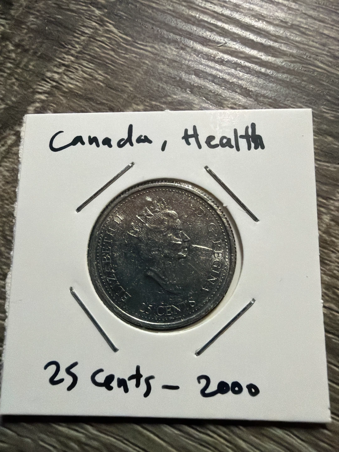 2000 Canada 25 Cents Coin
