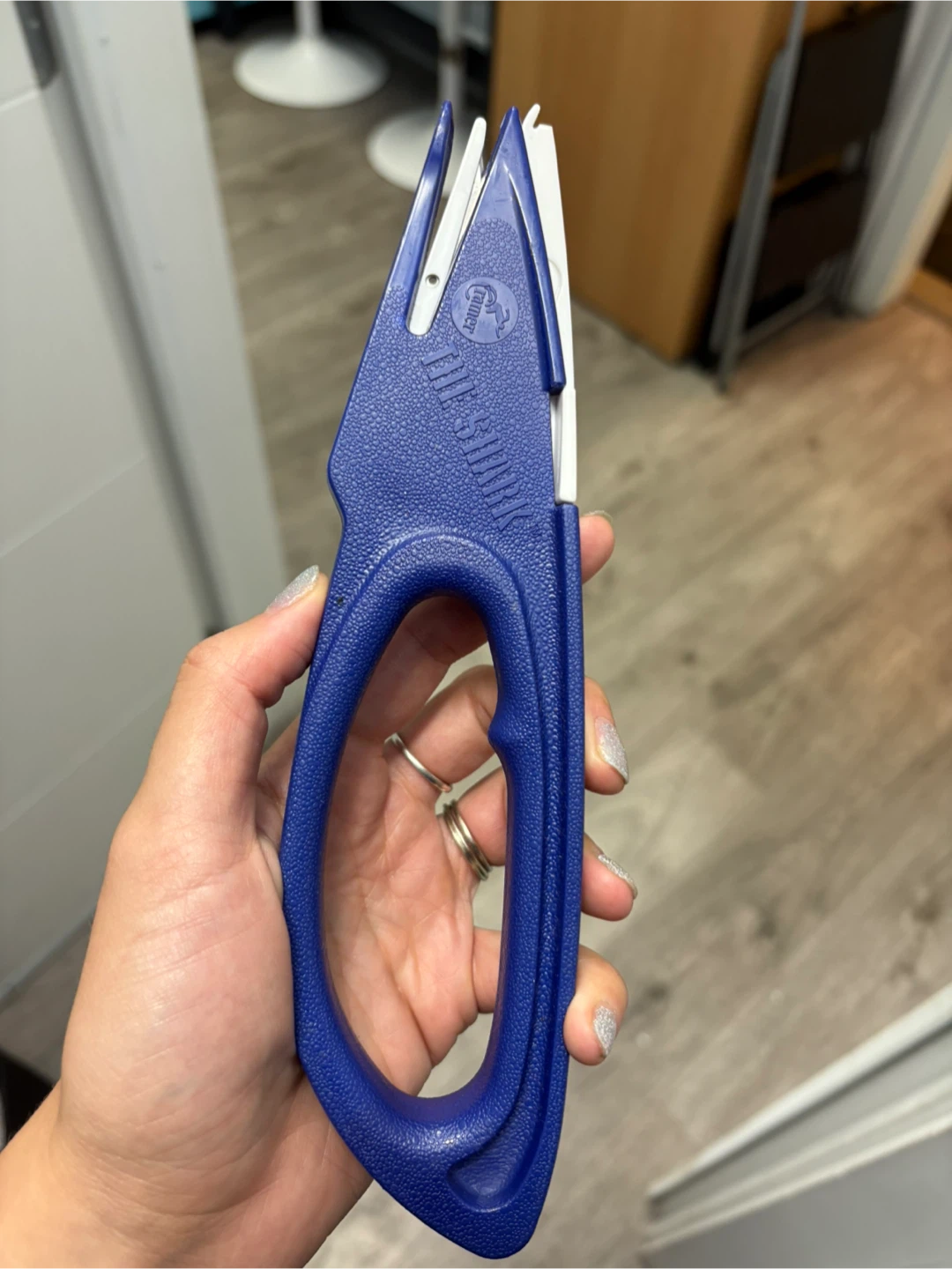 The Shark Blue Tape Cutter