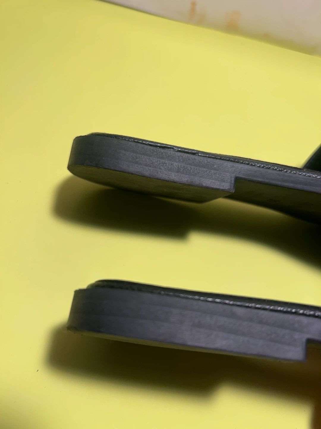 Black Hermes Slides - Size 39 - photo 4