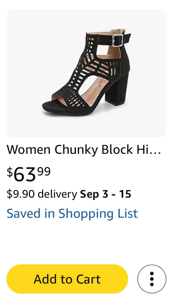 Women's Black Chunky Block Heel Open Toe Sandals Size 8.5M/39 - photo 2