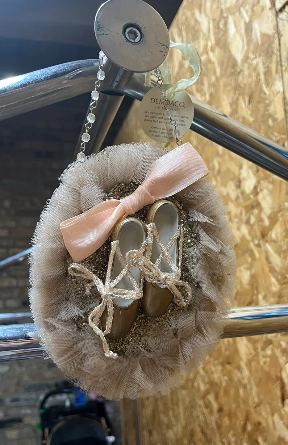 Demdaco "Ballet Shoes" Decorative Ornament