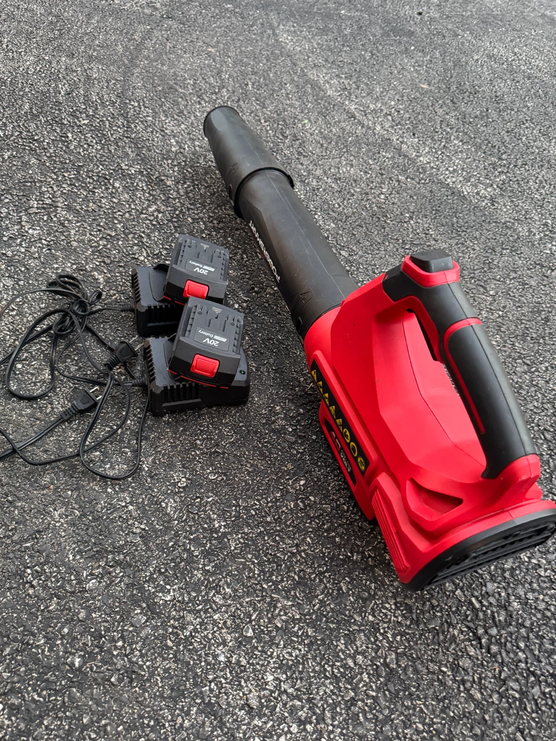 PowerSmart Cordless Leaf Blower with 2 Batteries - photo 2