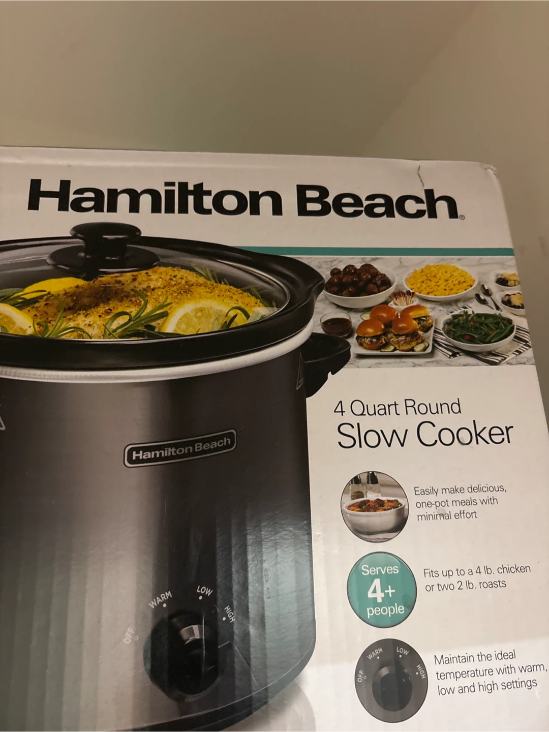 Hamilton Beach 4 Quart Round Slow Cooker