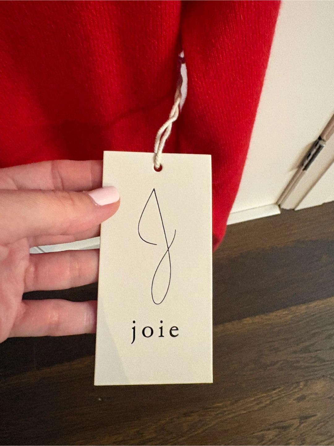 BNWT Joie Red 100% Cashmere Cardigan - size XS - photo 2