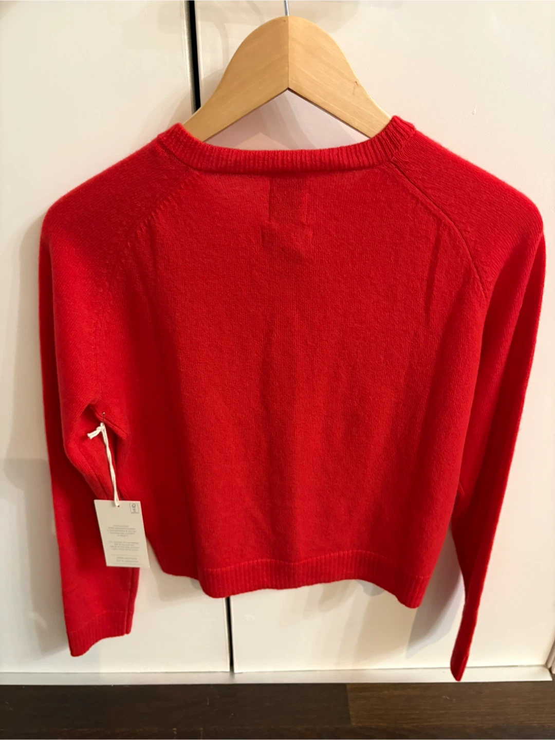 BNWT Joie Red 100% Cashmere Cardigan - size XS - photo 3