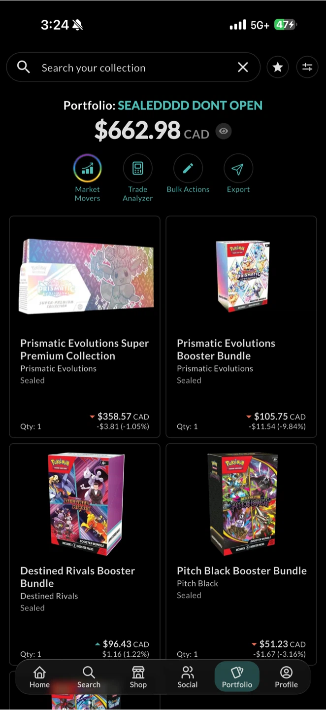 sealed pokemon collection
