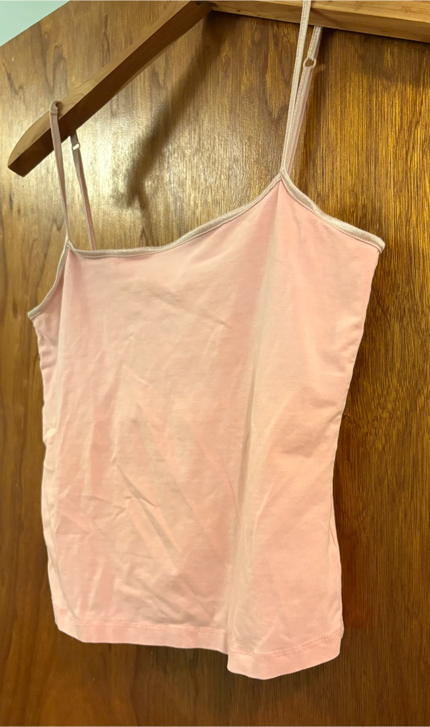 Suzy Shier Pink/Peach Spaghetti Strap Tank Top - M/M