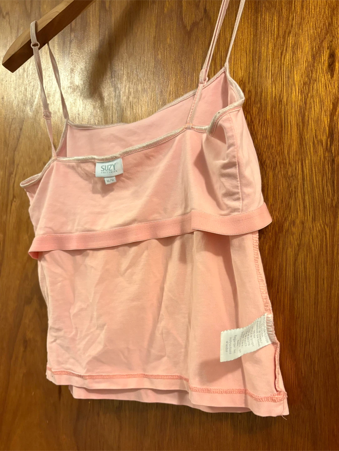 Suzy Shier Pink/Peach Spaghetti Strap Tank Top - M/M - photo 2