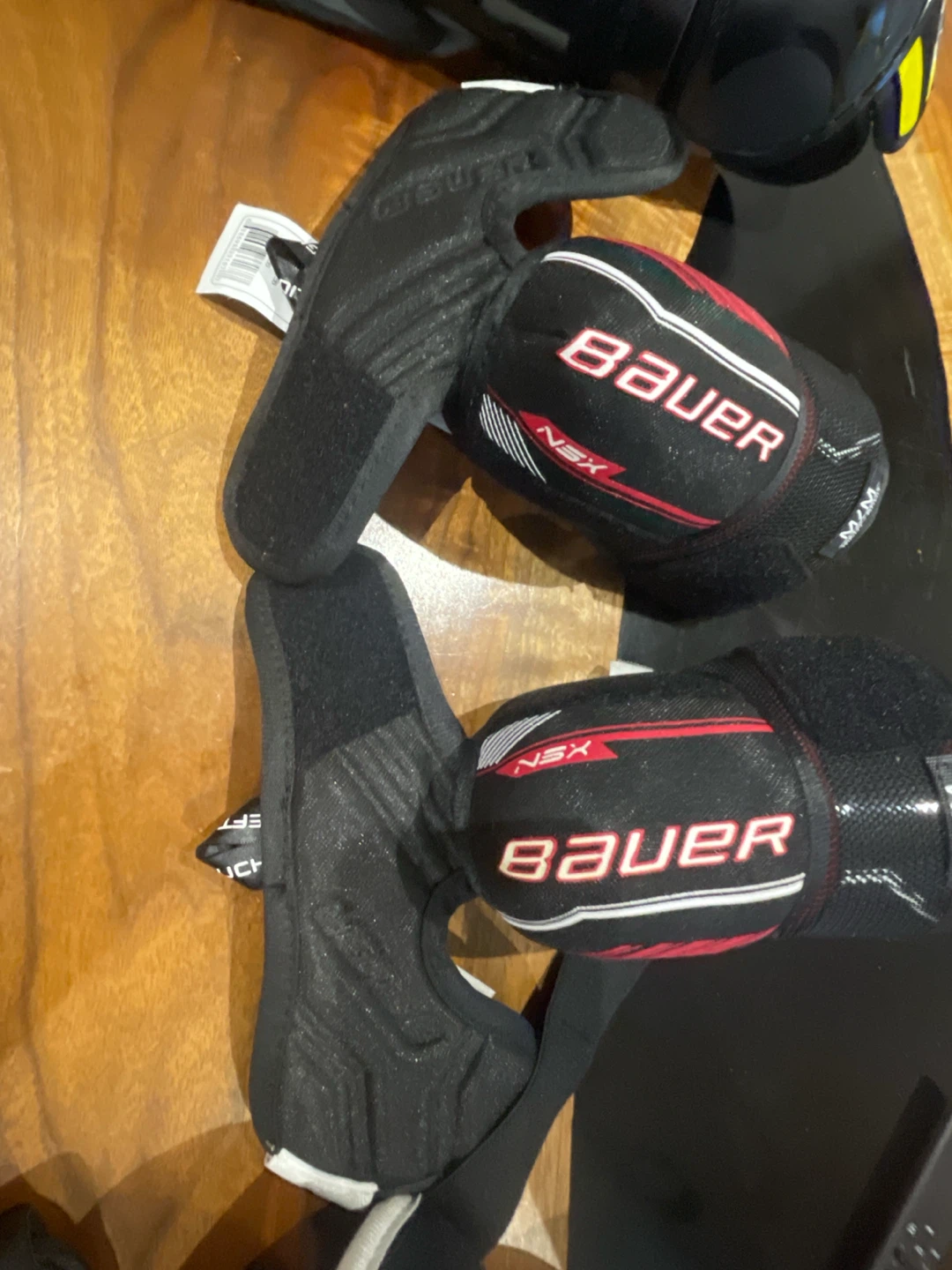 Bauer NSX Jr Hockey Shin Pads and Elbow Pads