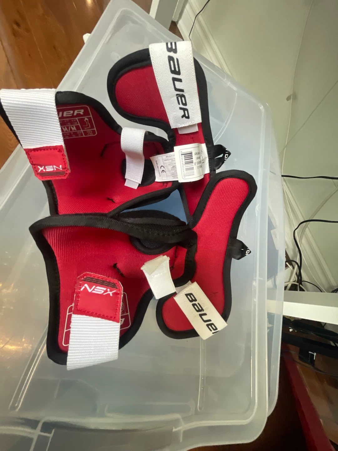 Bauer NSX Jr Hockey Shin Pads and Elbow Pads - photo 4