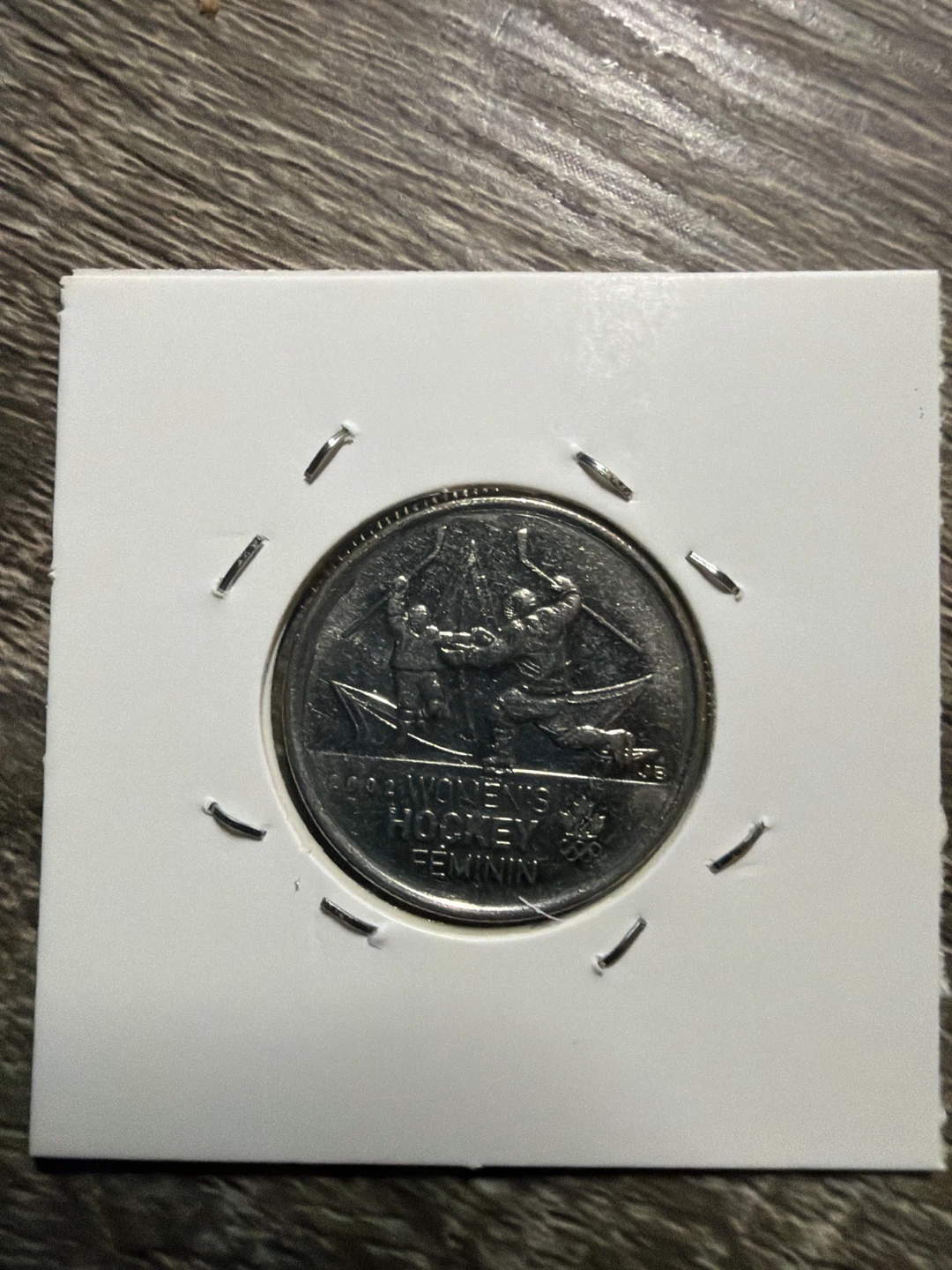 2002 Canada Women's Hockey 25 Cents Coin - photo 2
