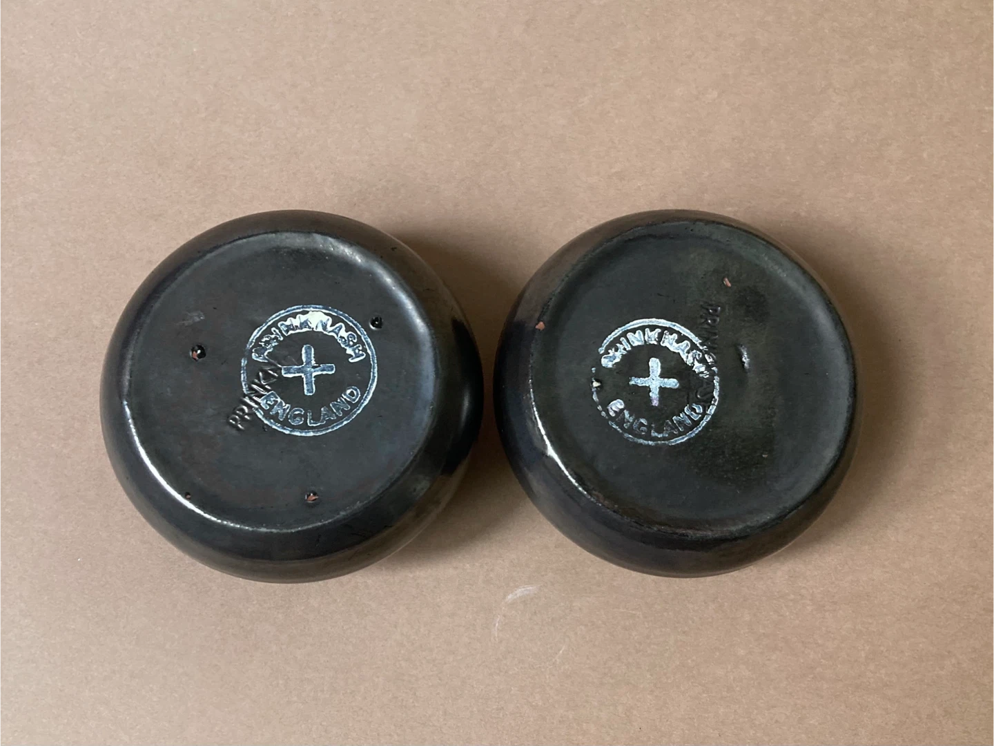 Pair of Vintage Prinknash Pottery Candlestick Holders - photo 3