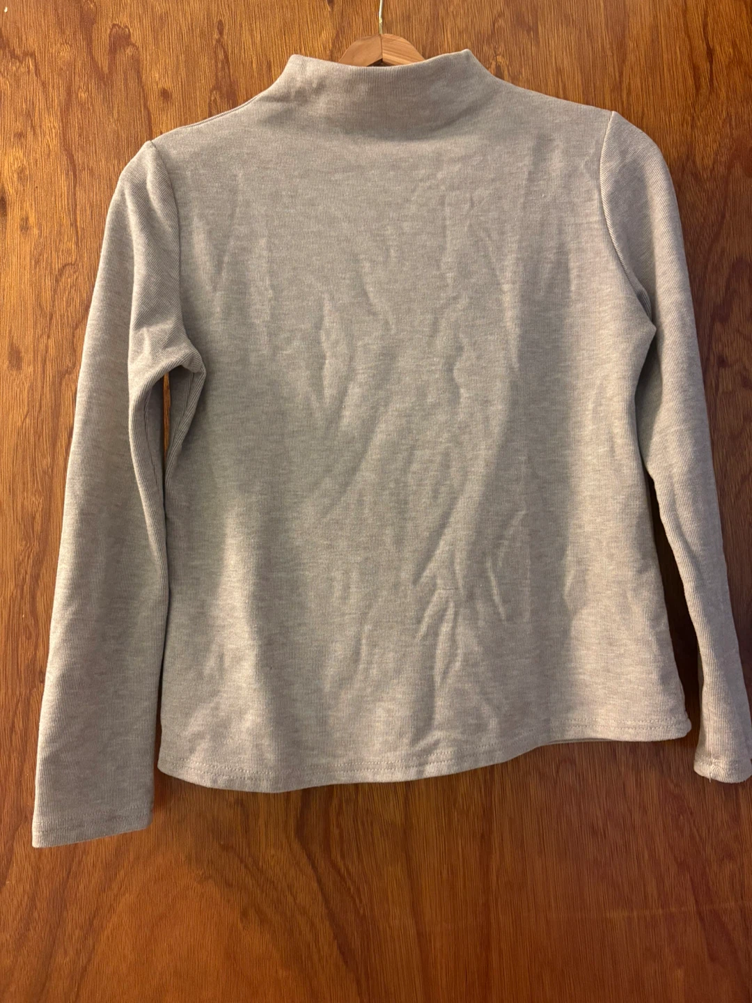 Light Camel/Grey Mock Neck Top - photo 2