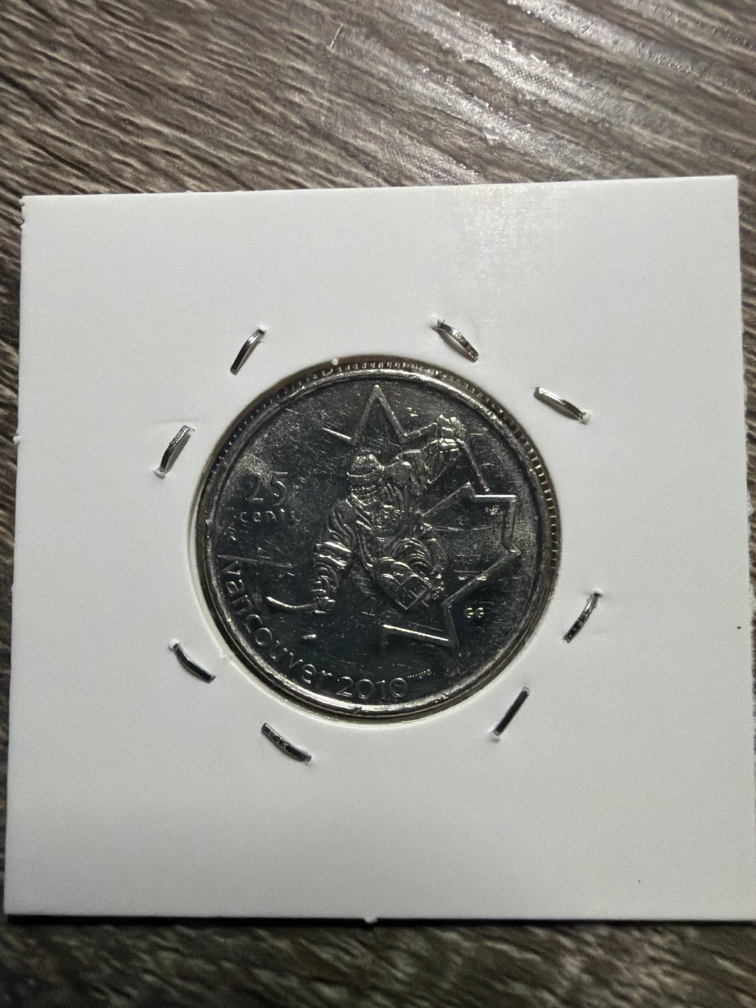 2010 Vancouver Winter Games 25 Cent Coin - Ice Sledge Hockey - photo 2