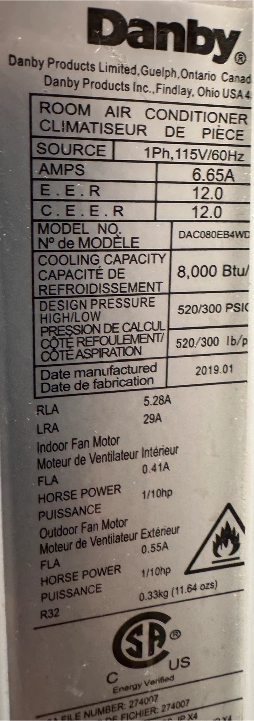 Danby Window Air Conditioner - photo 3