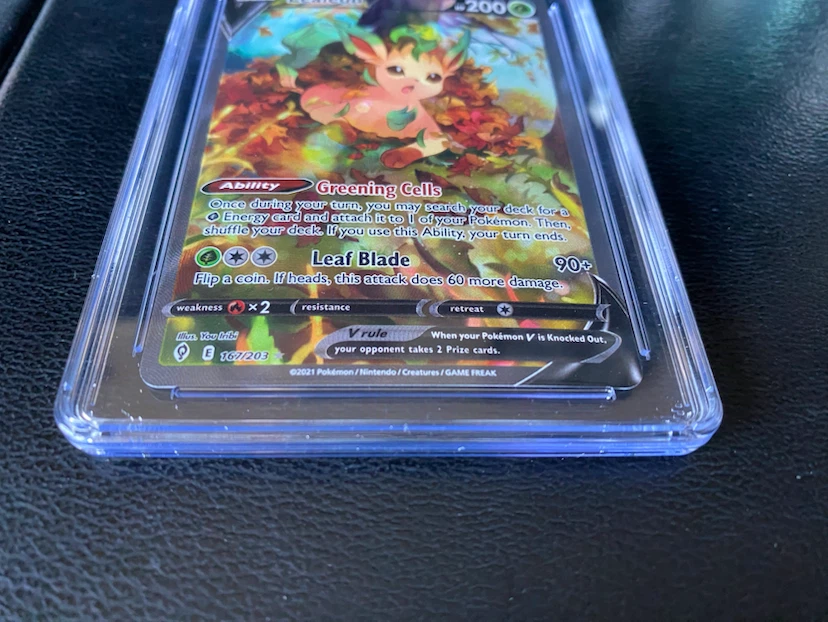 Pokémon Leafeon V #167 CGC Gem Mint - photo 3