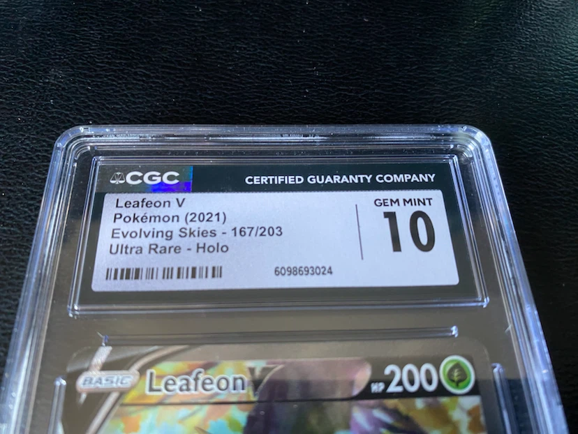 Pokémon Leafeon V #167 CGC Gem Mint - photo 5