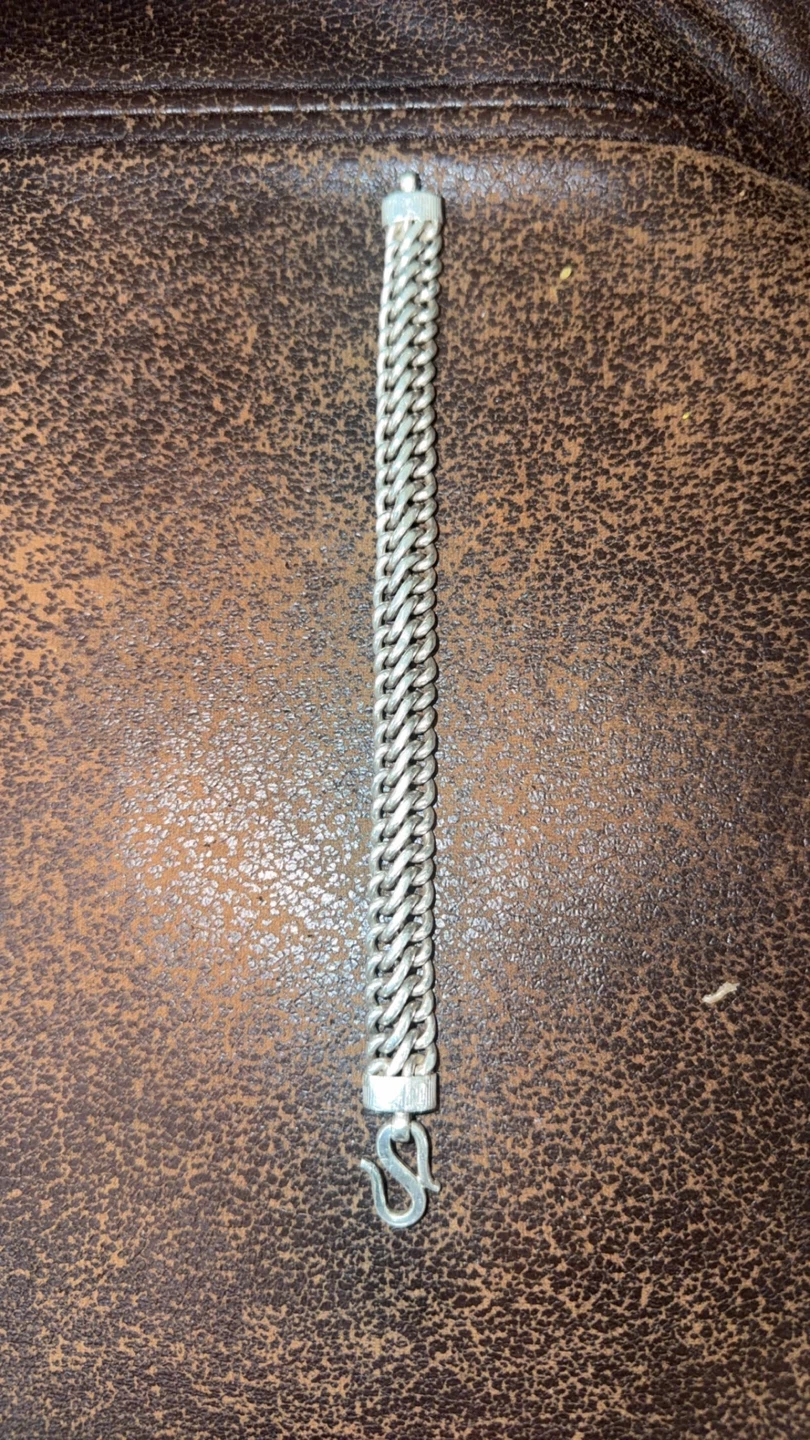 “AUTHENTIC” Silver Chain Bracelet
