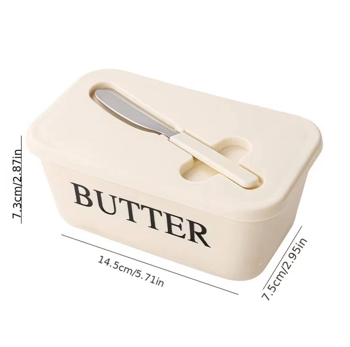 Butter Box with Lid & Spreader Knife - photo 4