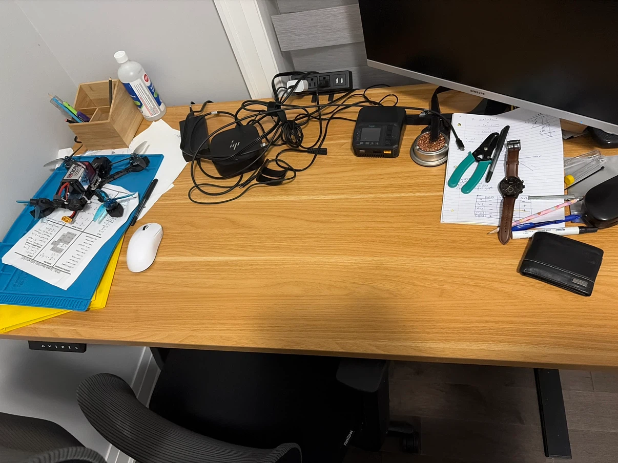FlexiSpot EN2 Electric Standing Desk + C7 Max Foam Chair