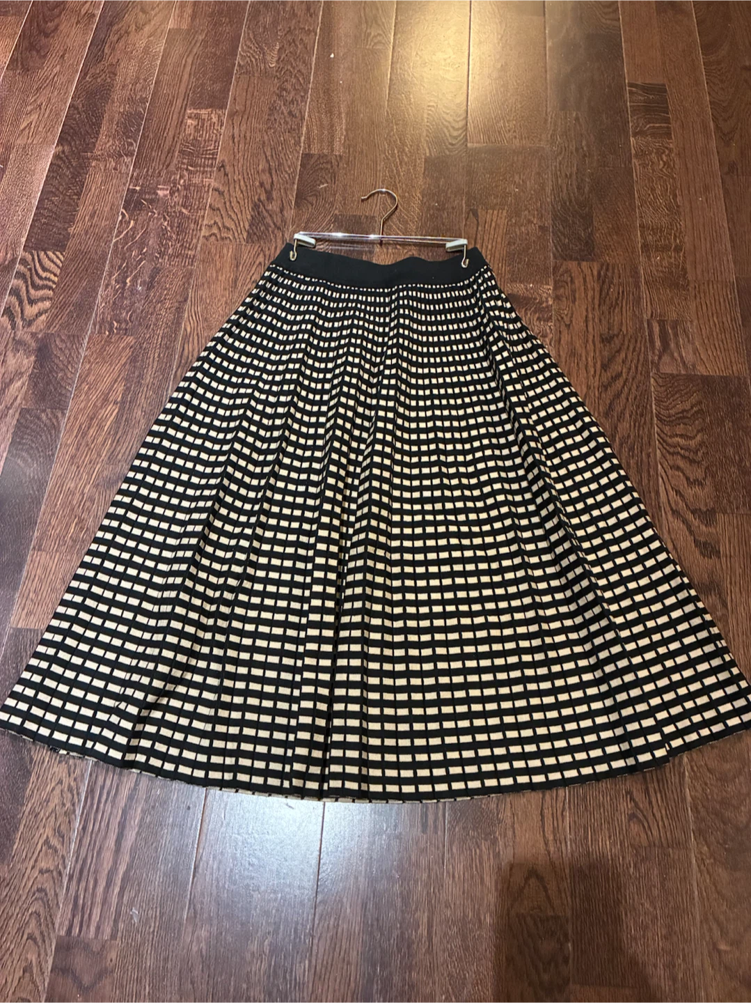Pleated Midi Skirt