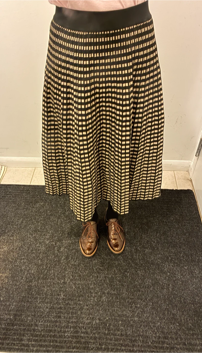 Pleated Midi Skirt - photo 2