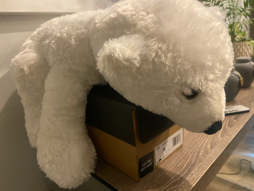 EUC 17” Animal Alley Polar Bear Plush - photo 2