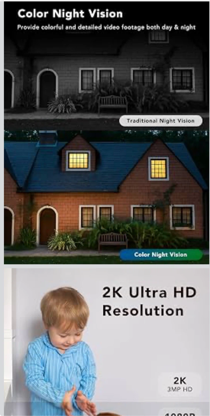 FAMVIVA Security Camera 4 Pack