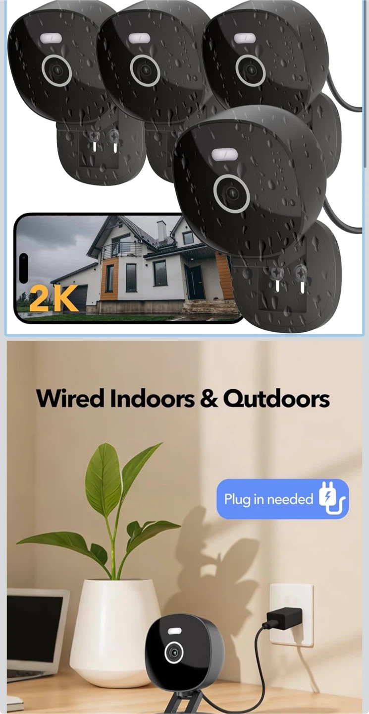 FAMVIVA Security Camera 4 Pack - photo 2