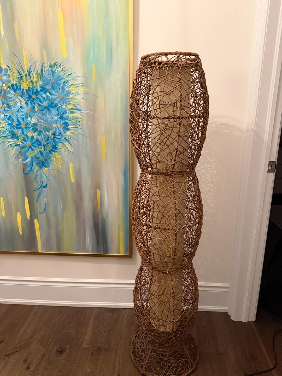 Woven Floor Lamp - photo 2