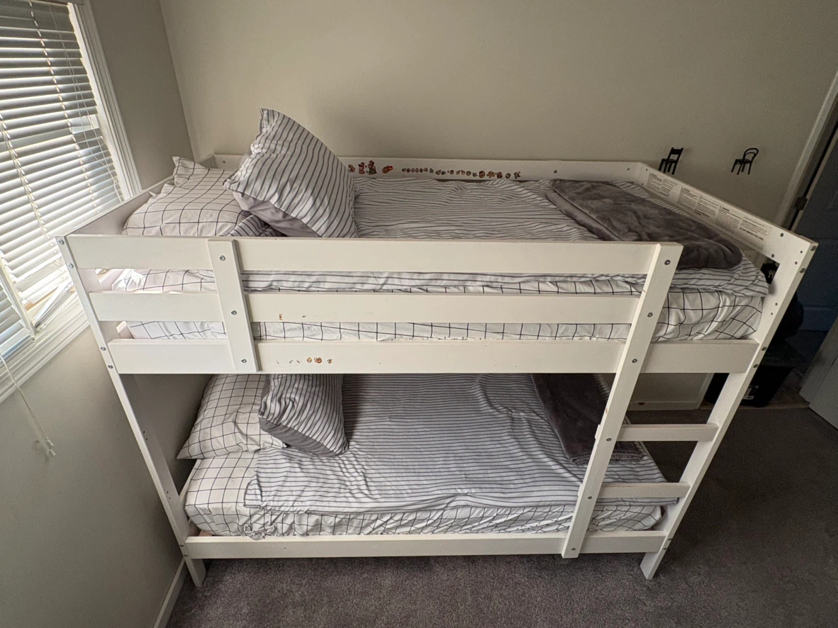 IKEA MYDAL Bunk Bed Frame - White