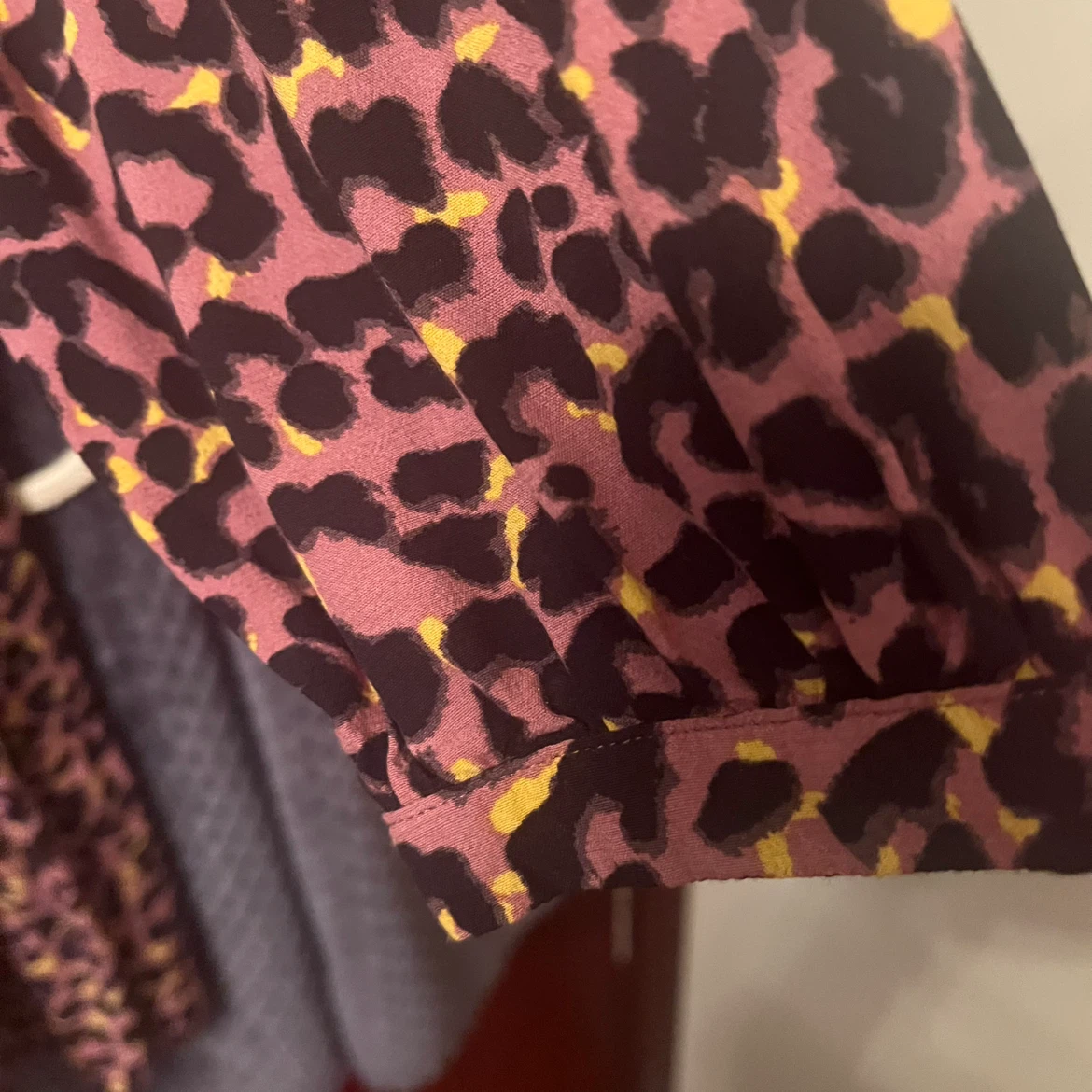 LOFT Leopard Print Tiered Dress Size L - photo 5