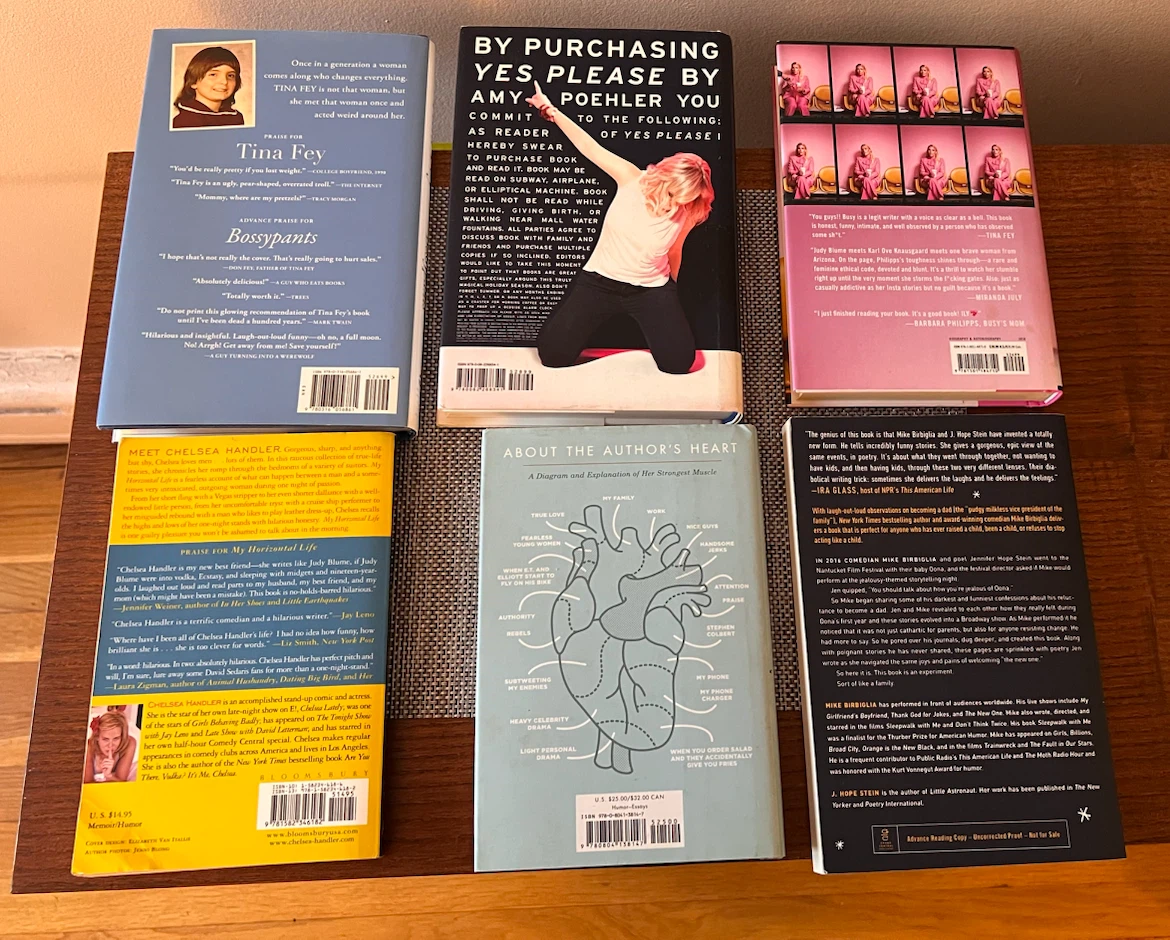 Comedian Memoirs - $10/Hardback, $6/Paperback - photo 3