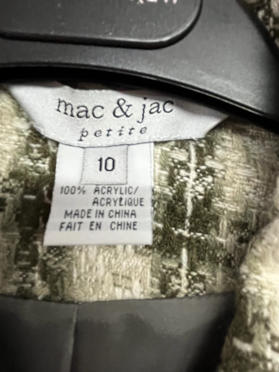 Mac & Jac Petite Tweed Jacket - Size 10 - photo 5