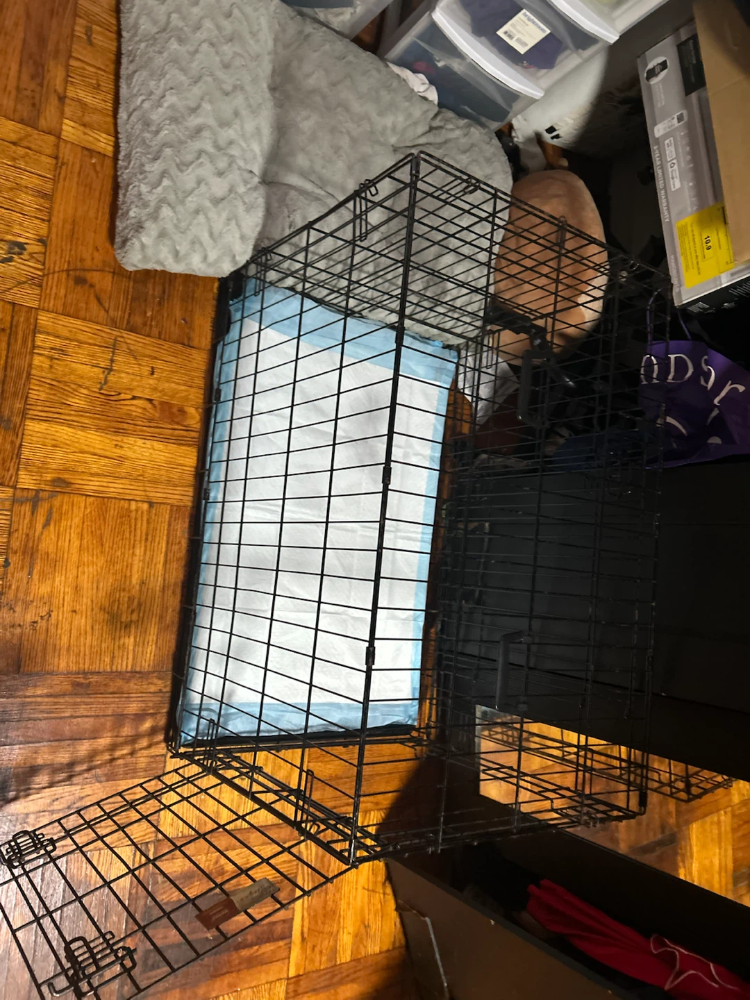Wire Dog Crate with Pet Pad